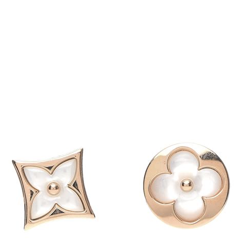 lv clip on earrings|louis vuitton pink gold earrings.